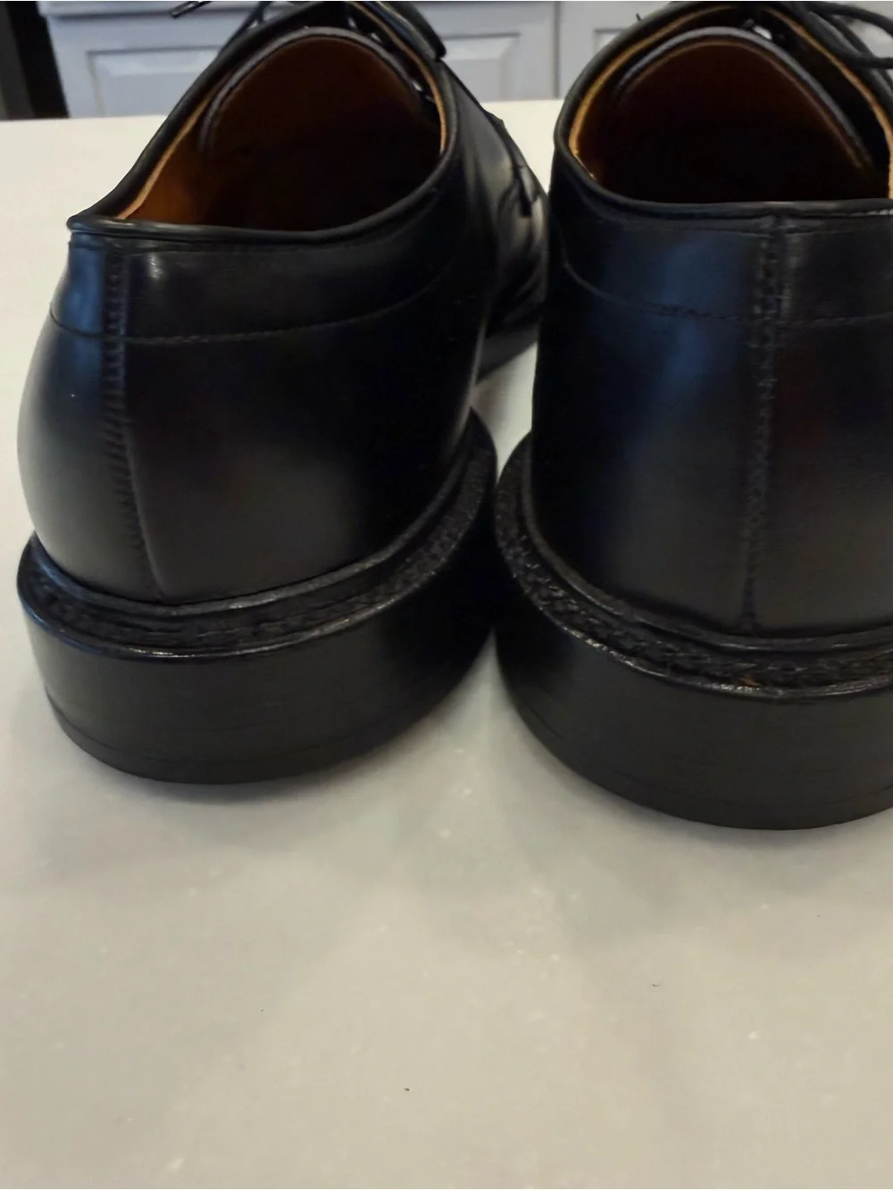 Allen Edmonds Hillcrest 5904 Black Leather Oxford Dress Shoes Men's Sz 10 EUC
